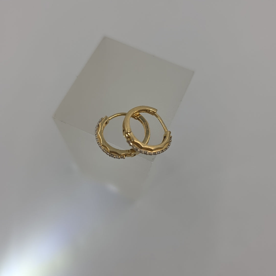ARRACADAS PAR ORO 14 K 2,10 GRMS (SEMINUEVO)