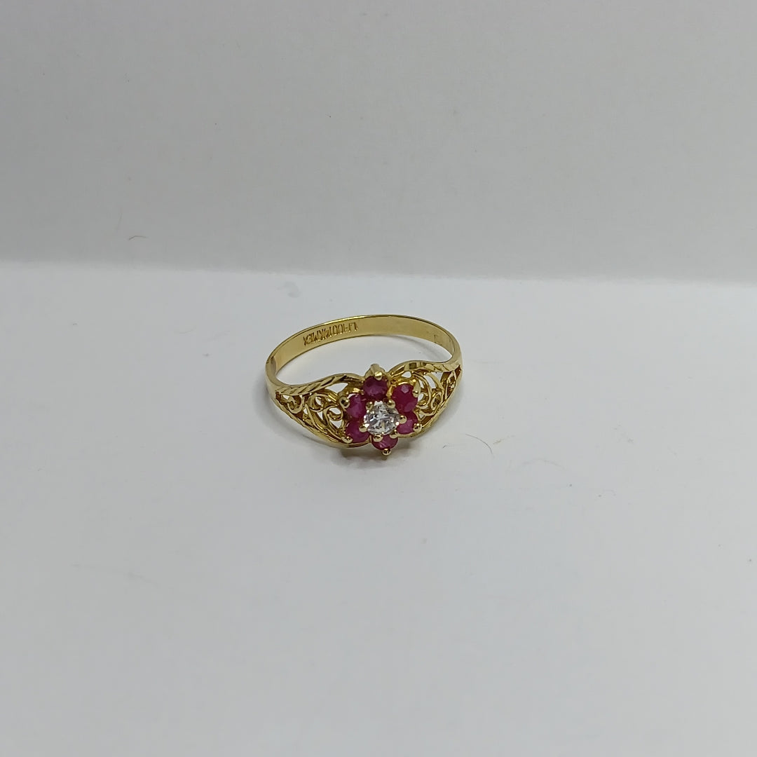 ANILLO ORO 14 K 1,90 GRMS (SEMINUEVO)