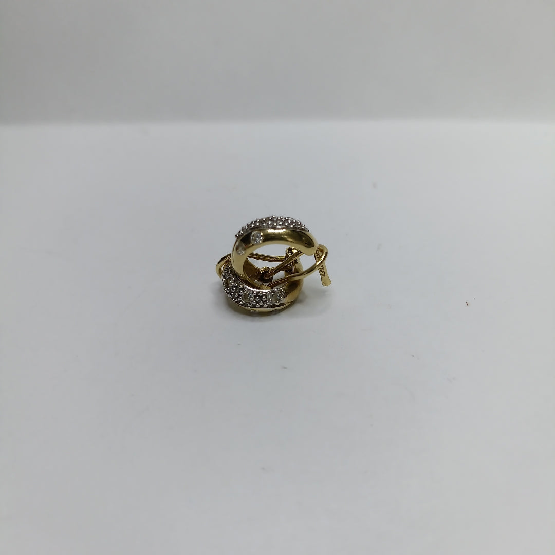ARRACADAS PAR ORO 14 K 3,00 GRMS (SEMINUEVO)