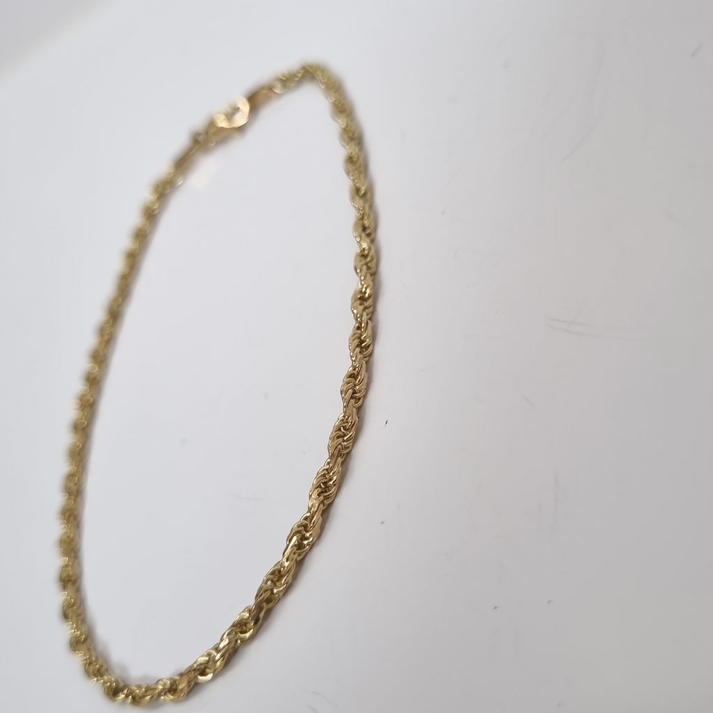 PULSERA TEJIDO TORZAL 4.4G 21 CM (NUEVO)