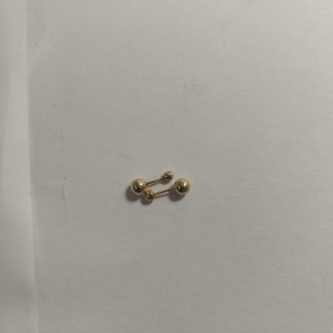 ARETES PAR ORO 14 K 0,10 GRMS (SEMINUEVO)