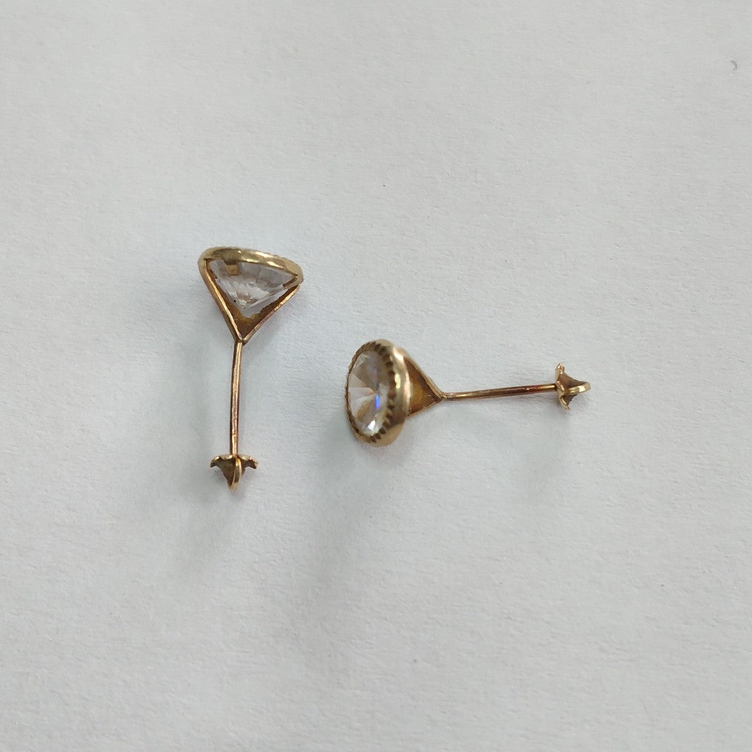 ARETES PAR ORO 10 K 0,90 GRMS (SEMINUEVO)