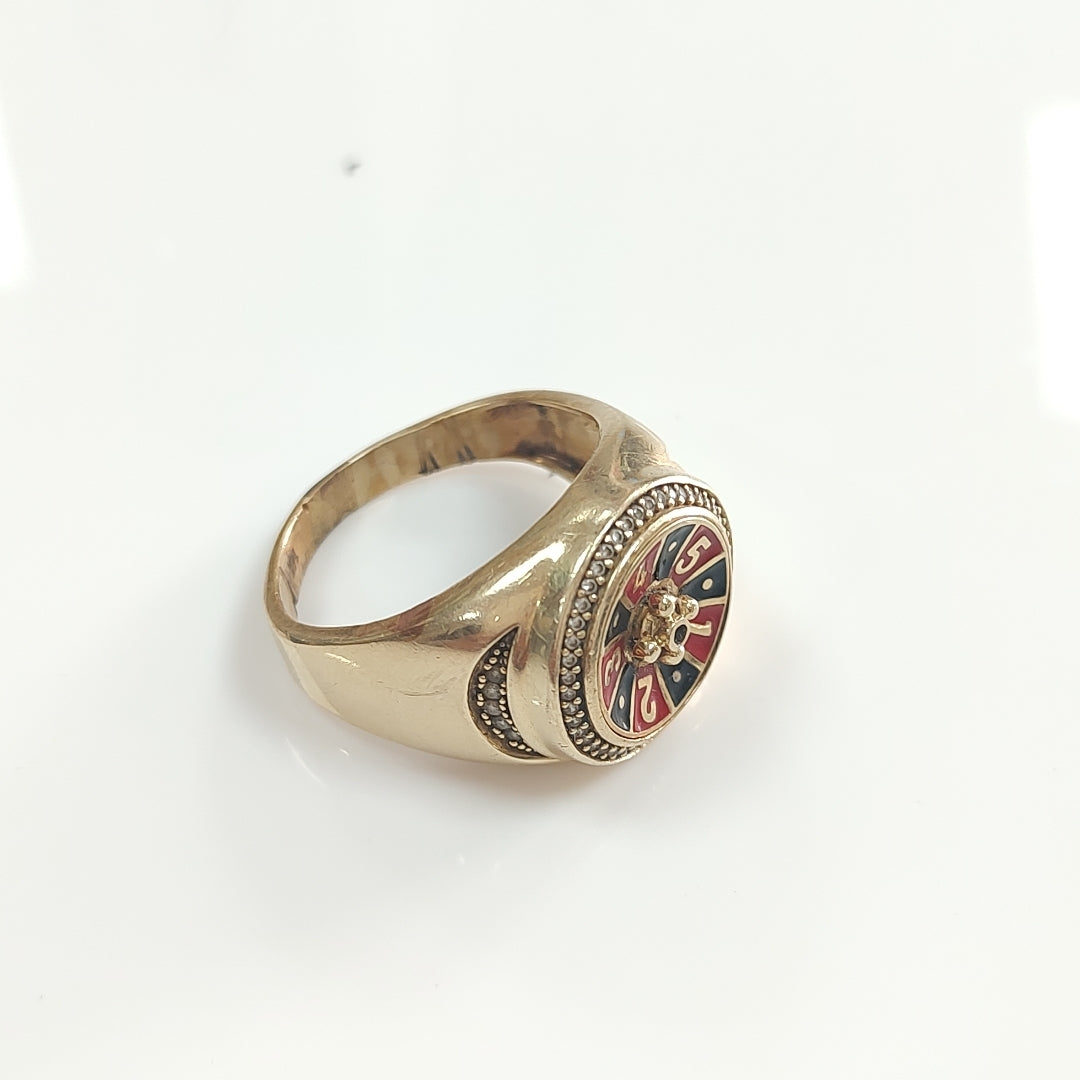 ANILLO ORO, OTROS METALES 14 K 10.4 GRMS (SEMINUEVO)