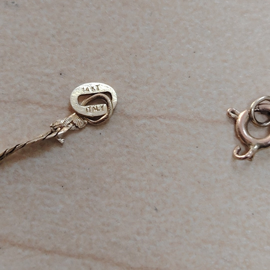 PULSERA ORO 14 K 0.8 GRMS (SEMINUEVO)