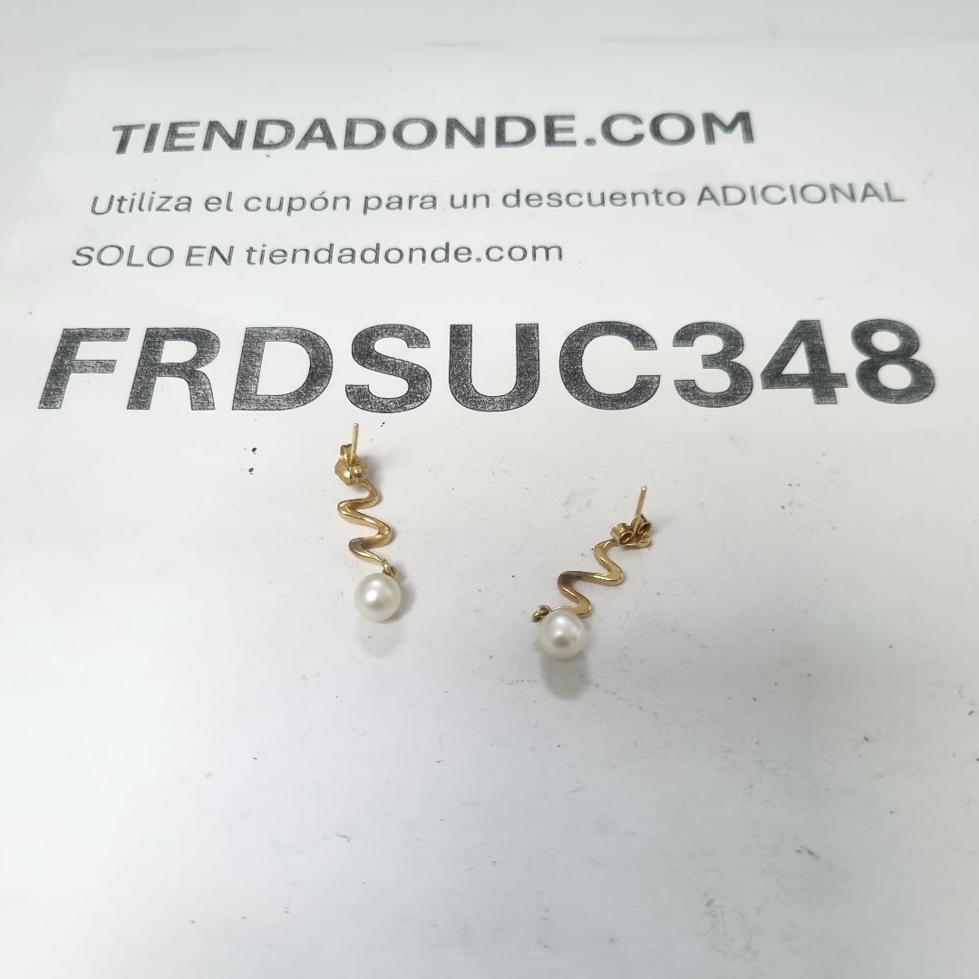 ARETES PAR ORO 14 K 2,60 GRMS (SEMINUEVO)
