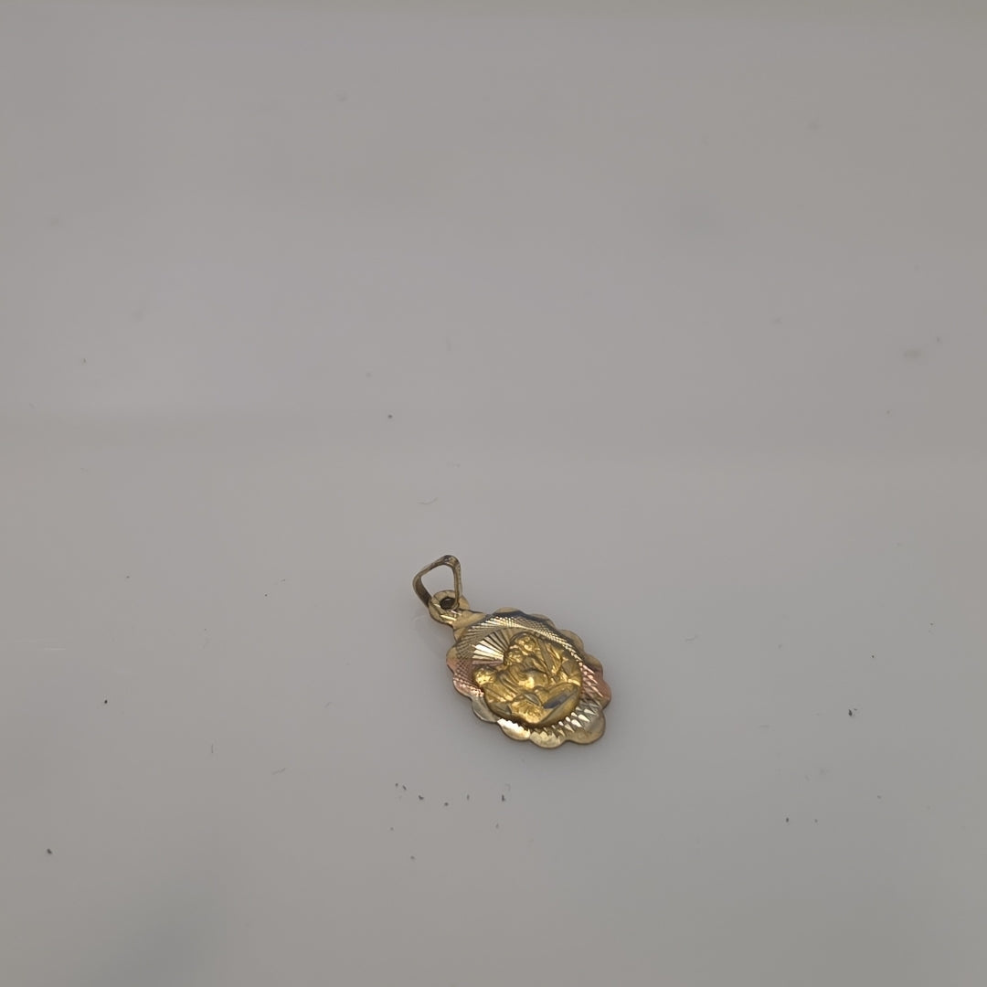 DIJE ORO, ORO COMBINADO 10 K 0.9 GRMS (SEMINUEVO)