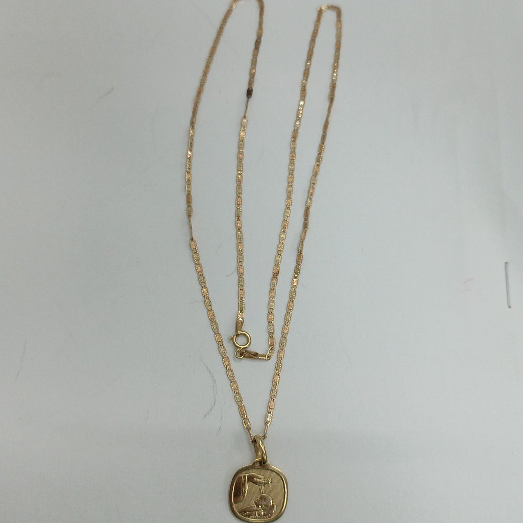 CADENA, DIJE ORO 14 K 3.6 GRMS (SEMINUEVO)