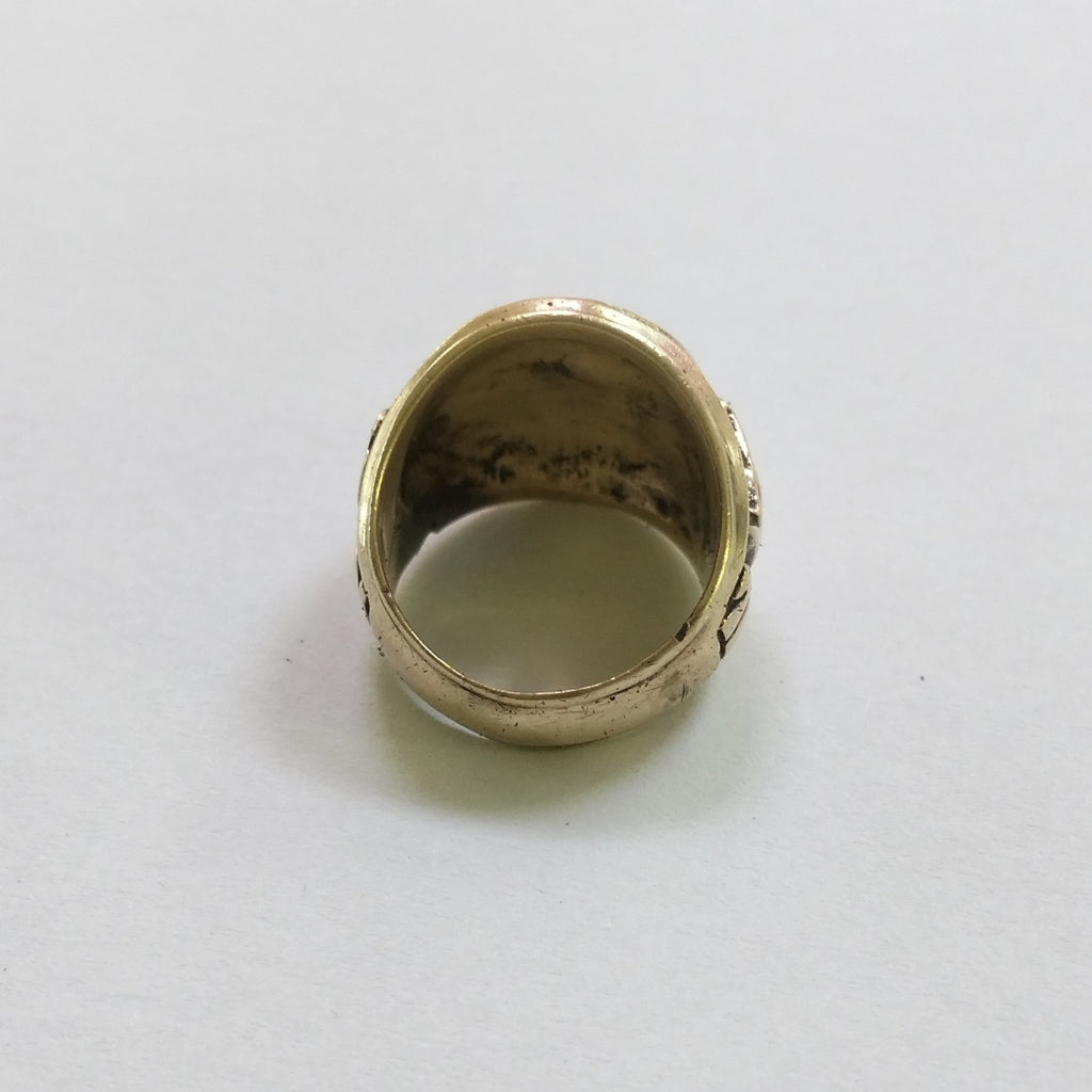 ANILLO DE GRADUACIÓN ORO 8 K 12 GRMS (SEMINUEVO)