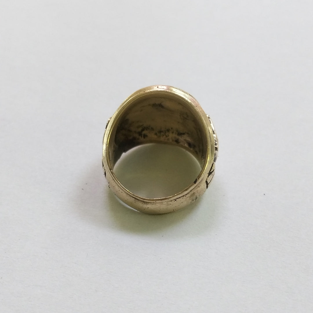 ANILLO DE GRADUACIÓN ORO 8 K 12 GRMS (SEMINUEVO)