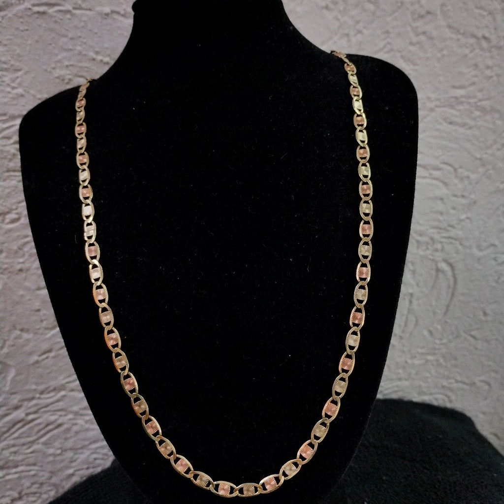 CADENA ORO COMBINADO 10 K 10,40 GRMS (SEMINUEVO)