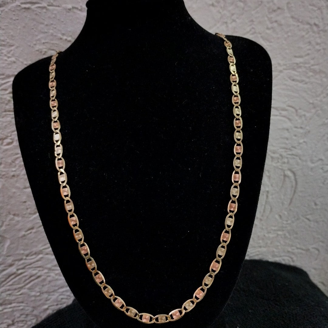CADENA ORO COMBINADO 10 K 10,40 GRMS (SEMINUEVO)