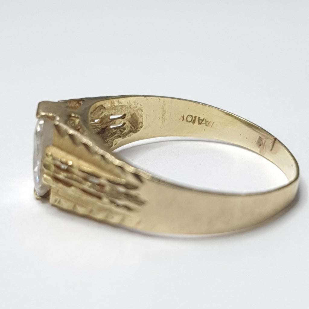 ANILLO ORO 10 K 3.1 GRMS (SEMINUEVO)