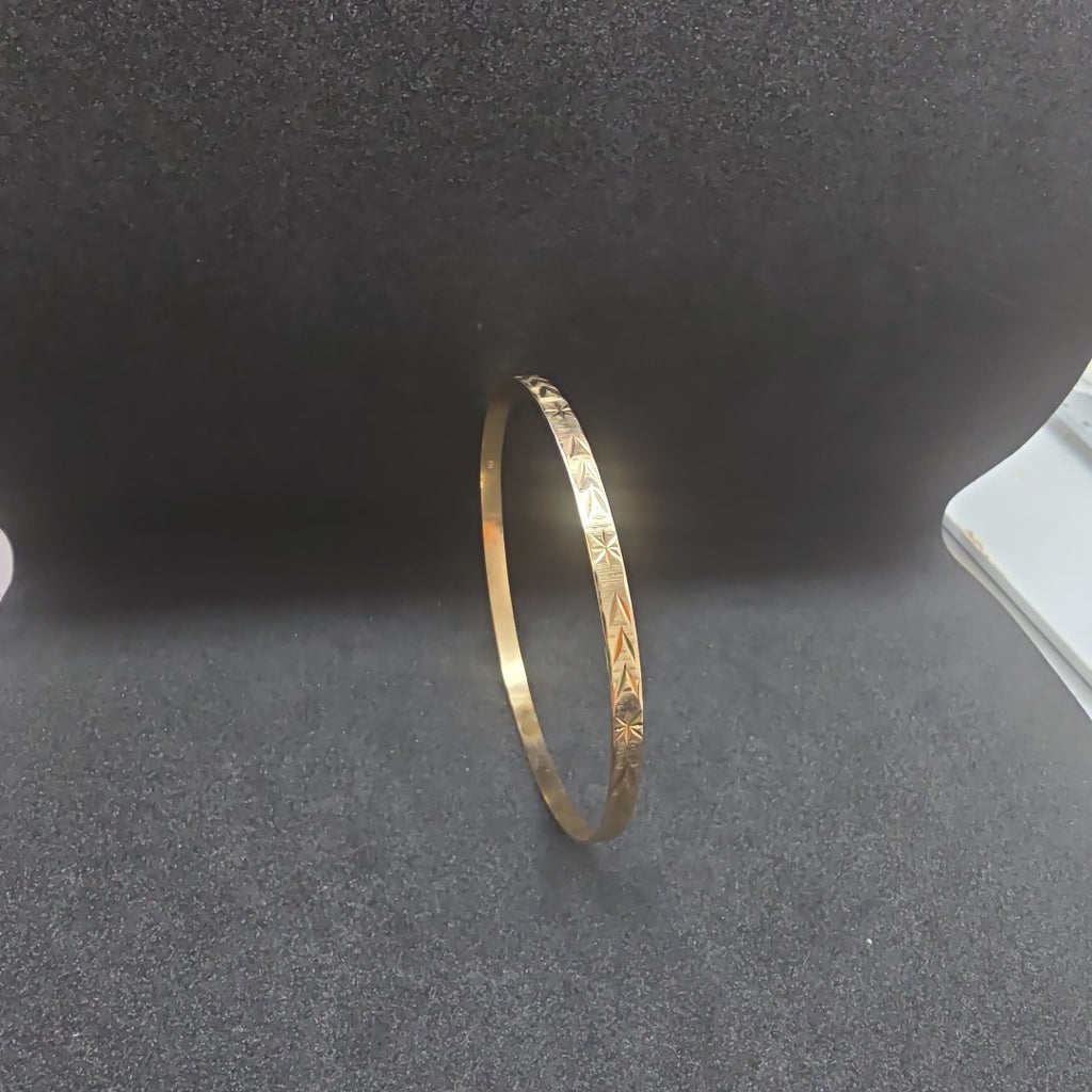 PULSERA RIGIDA ORO 14 K 8.5 GRMS (SEMINUEVO)