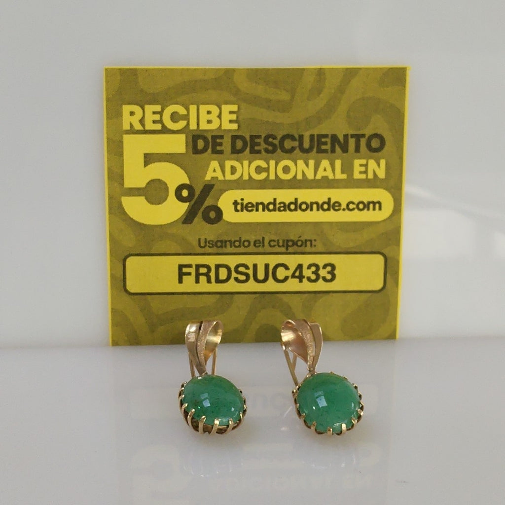 ARETES PAR ORO 14 K 7,70 GRMS (SEMINUEVO)