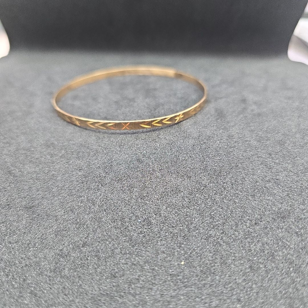 PULSERA RIGIDA ORO 14 K 7.3 GRMS (SEMINUEVO)