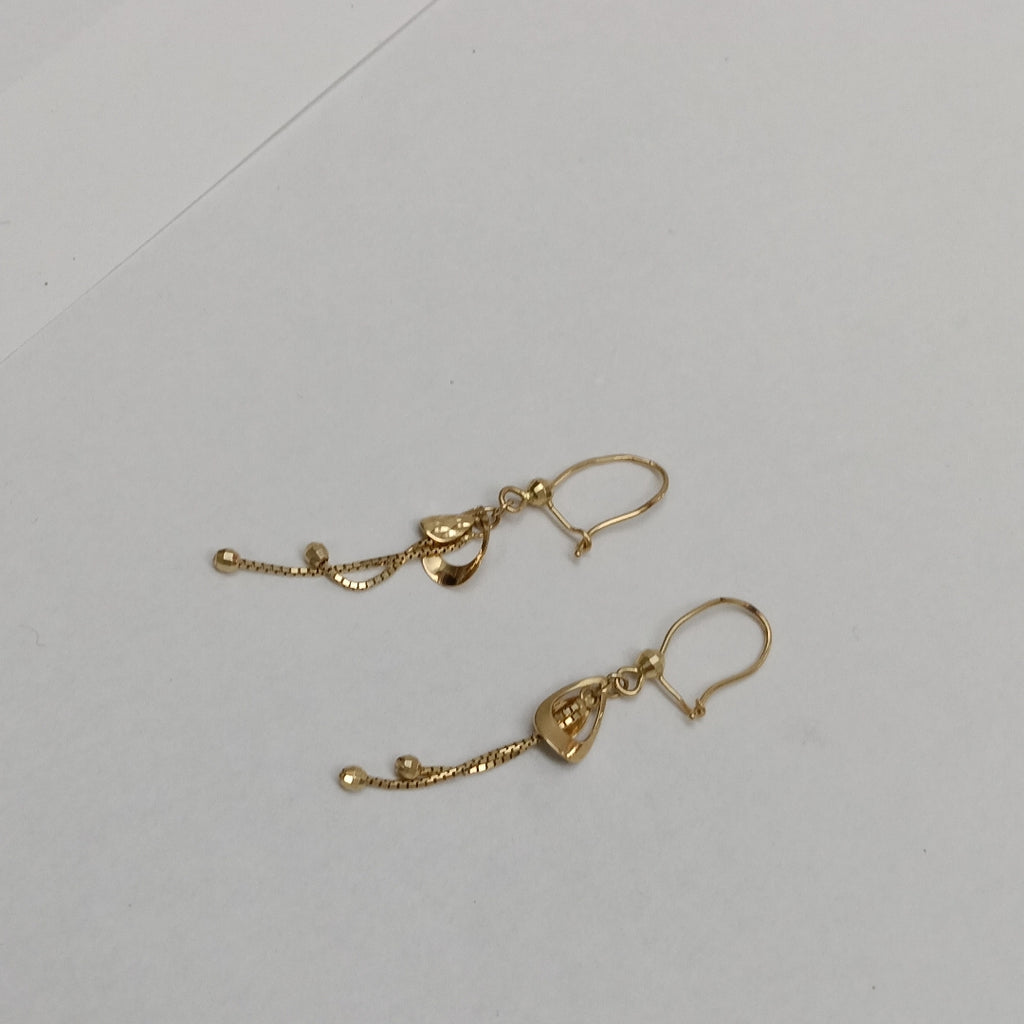 ARETES PAR ORO 14 K 1.5 GRMS (SEMINUEVO)