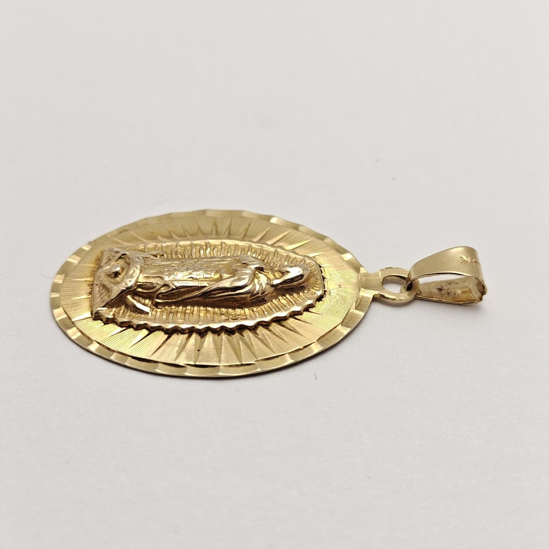 MEDALLA RELIGIOSA ORO 14 K 4 GRMS (SEMINUEVO)