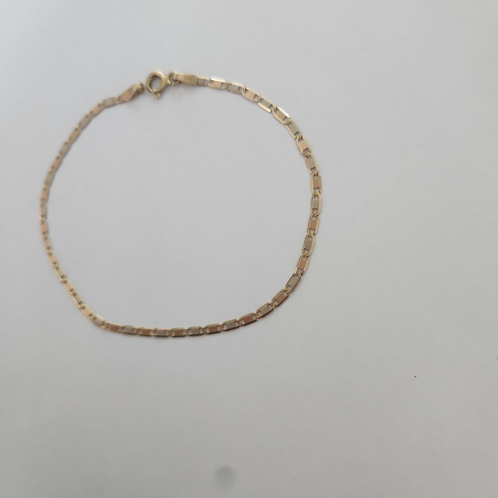 PULSERA ORO COMBINADO 14 K 1,20 GRMS (SEMINUEVO)