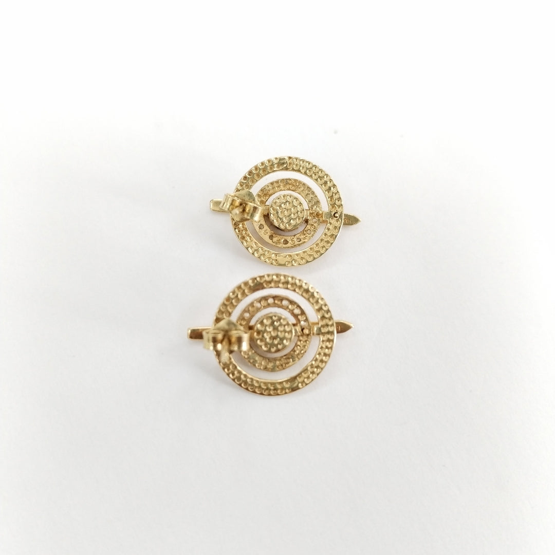 BROQUELES PAR ORO 14 K 4.6 GRMS (SEMINUEVO)