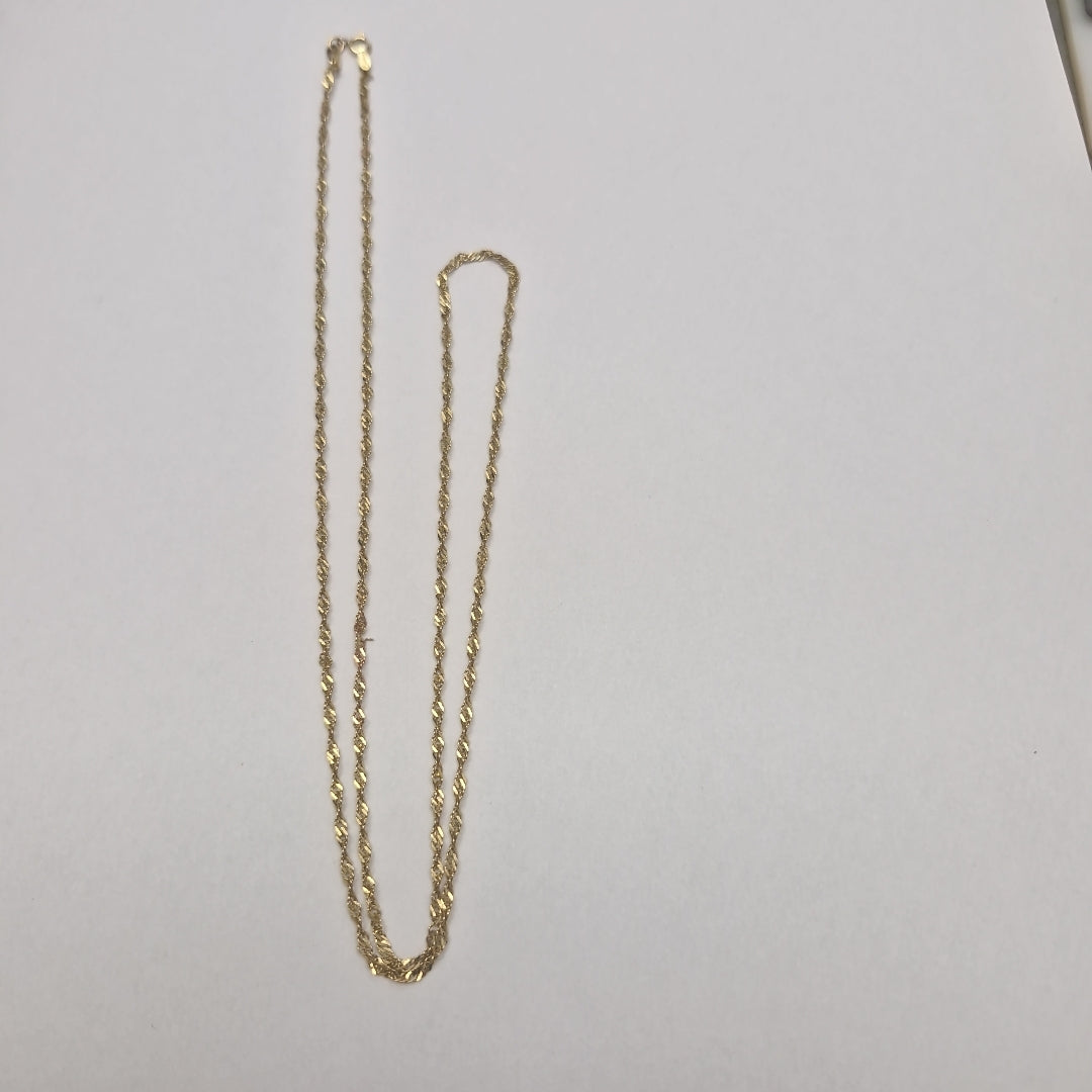 CADENA ORO 8 K 2.7 GRMS (SEMINUEVO)