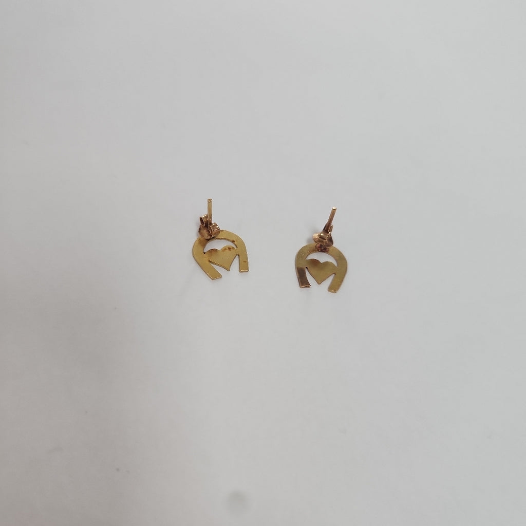 BROQUELES PAR ORO 14 K 0,90 GRMS (SEMINUEVO)