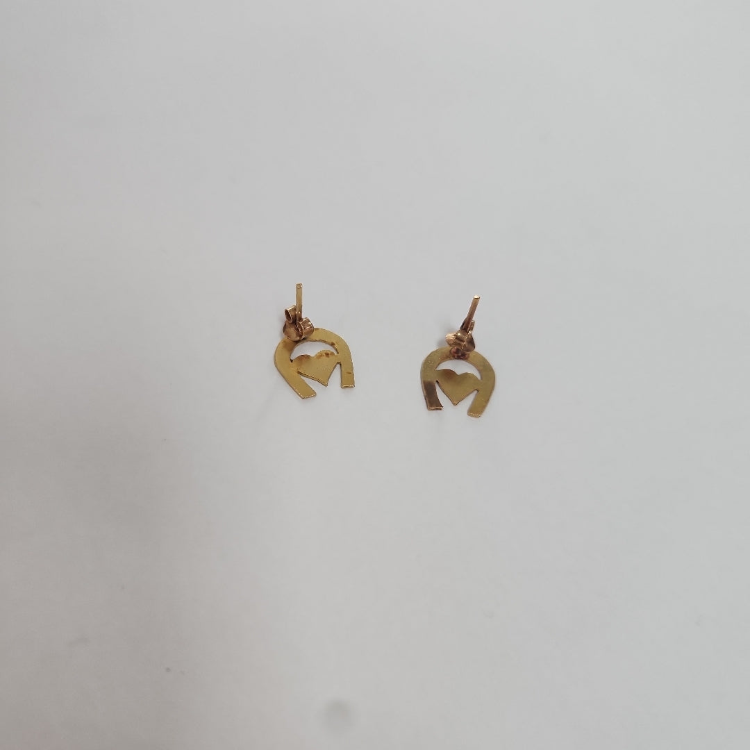BROQUELES PAR ORO 14 K 0,90 GRMS (SEMINUEVO)