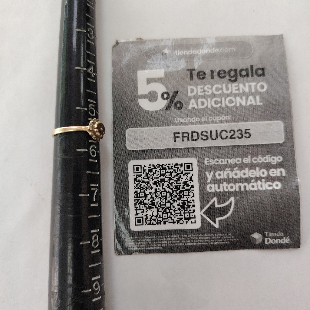 ANILLITO ORO 10 K 1.3 GRMS (SEMINUEVO)