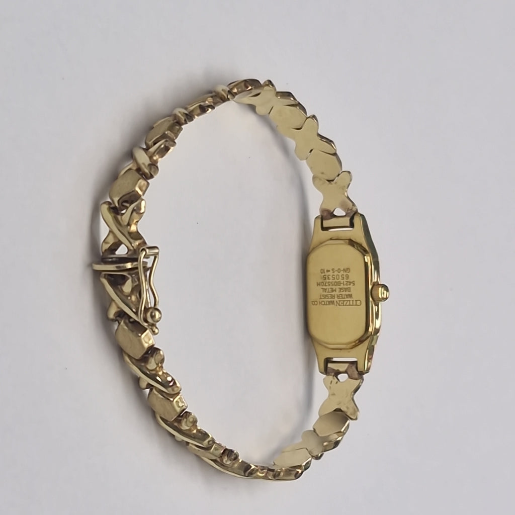 RELOJ CAJA ACERO PULSO ORO ORO 10 K 15.6 GRMS (SEMINUEVO)