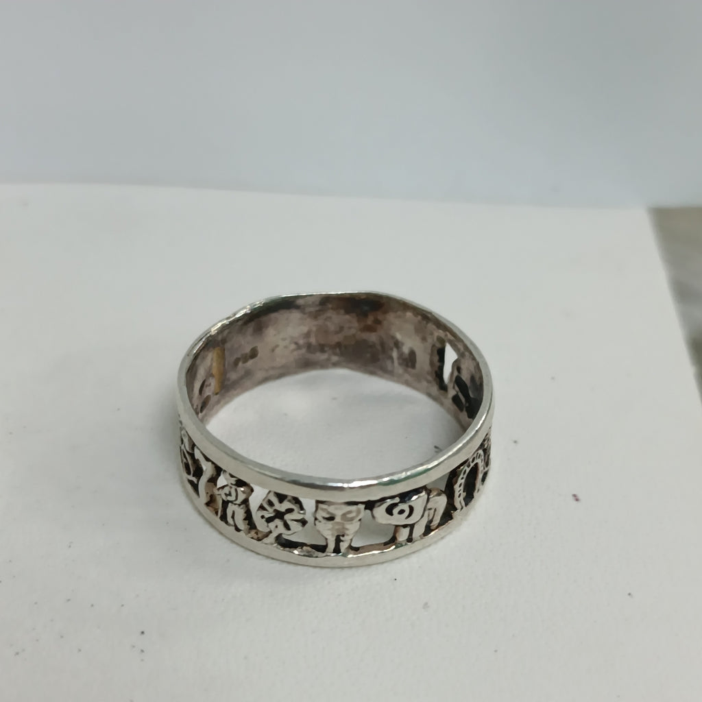 ARGOLLA DE LA SUERTE PLATA 3.6 GRMS (SEMINUEVO)