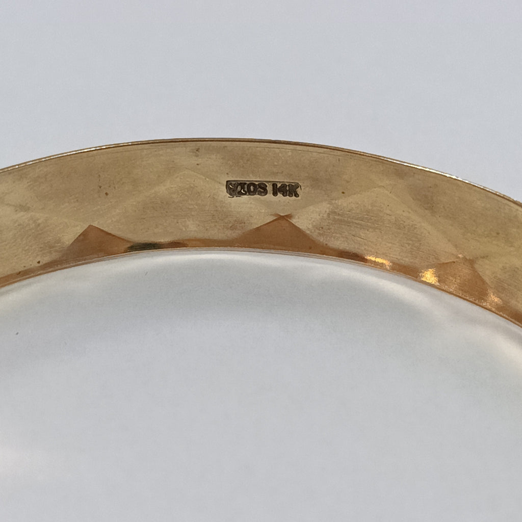 PULSERA RIGIDA ORO 14 K 16.8 GRMS (SEMINUEVO)
