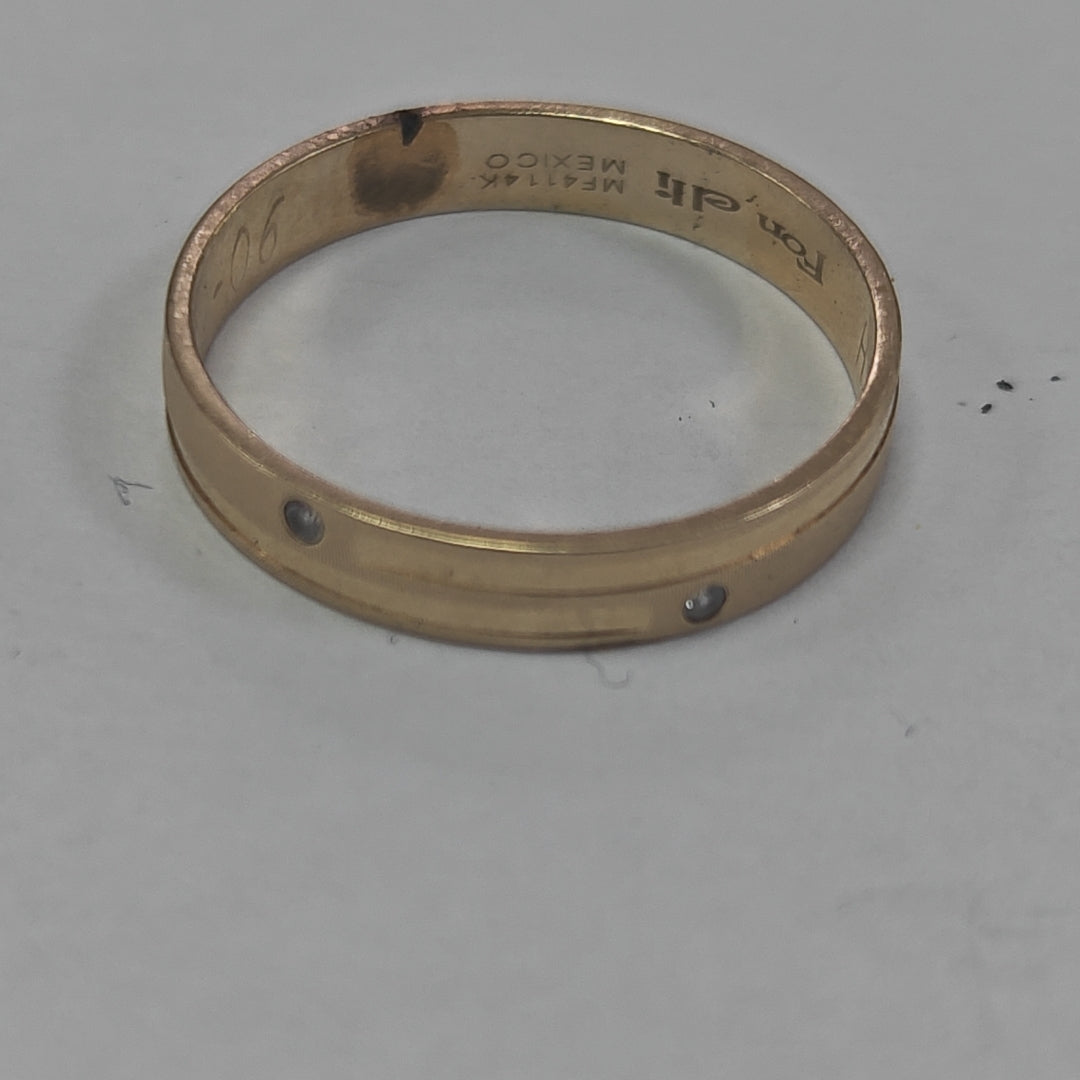ARGOLLA ORO 14 K 3.4 GRMS (SEMINUEVO)