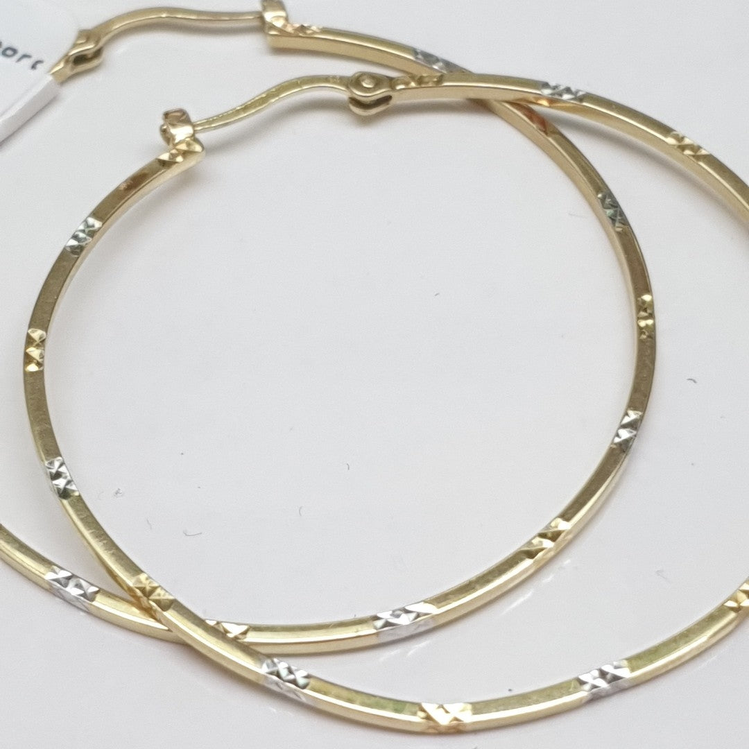ARRACADAS PAR ORO 14 K 2.7 GRMS (SEMINUEVO)