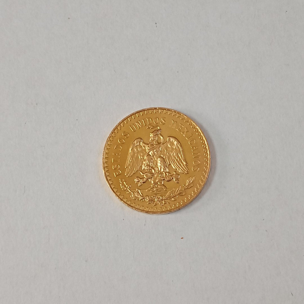 K1 41.6 GRMS 21 K IDENTIFICACIÓN MONEDA NOMINATIVA MONEDAS PESOS 50 PESOS (SEMINUEVO)