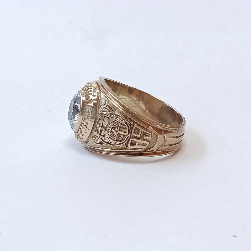 ANILLO DE GRADUACIÓN ORO 8 K 8,50 GRMS (SEMINUEVO)