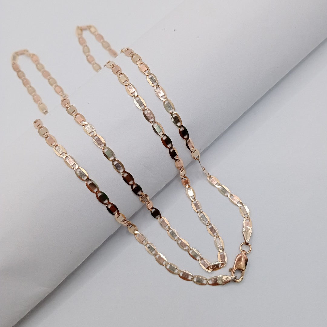 CADENA ORO COMBINADO 10 K 5.1 GRMS (SEMINUEVO)