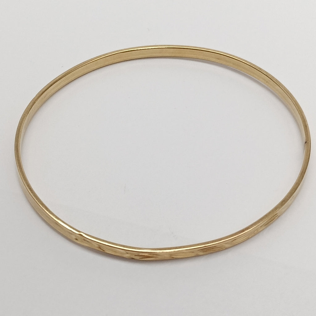PULSERA RIGIDA ORO 14 K 4.5 GRMS (SEMINUEVO)