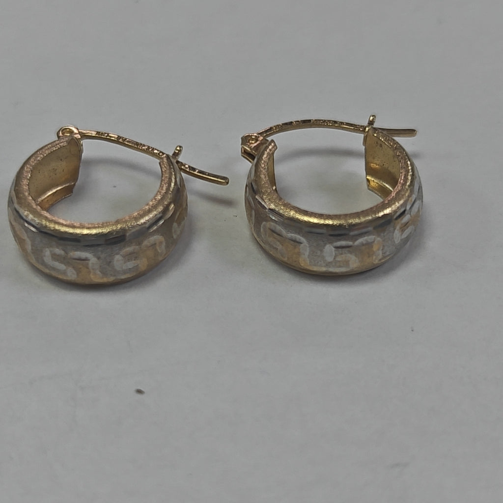 ARRACADAS PAR ORO 14 K 1.8 GRMS (SEMINUEVO)