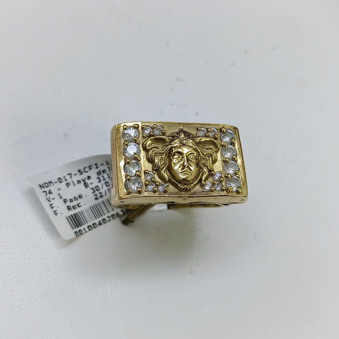 ANILLO ORO 10 K 11 GRMS (SEMINUEVO)