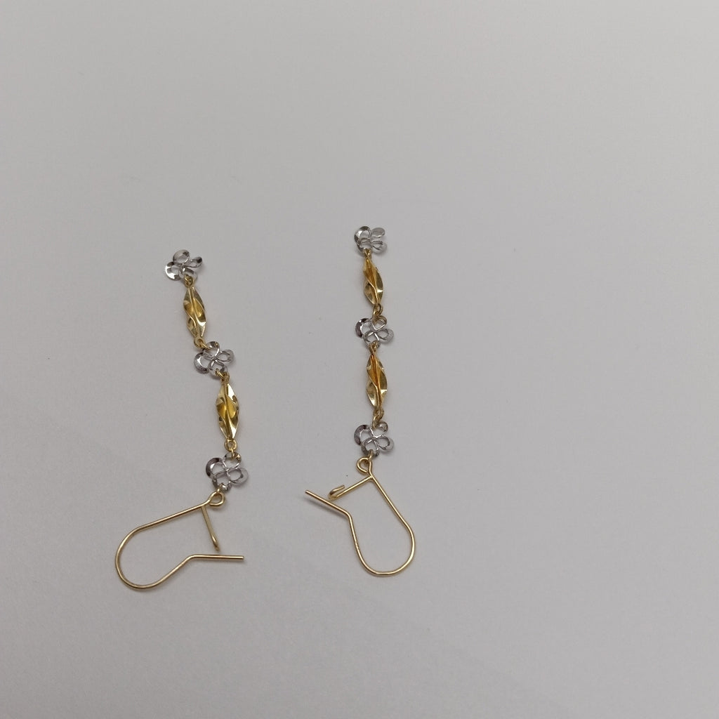 ARETES PAR ORO 14 K 1.2 GRMS (SEMINUEVO)