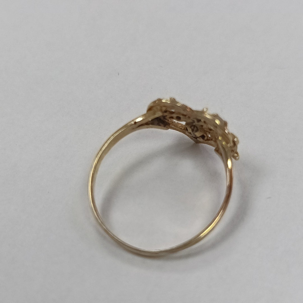 ANILLO CONMEMORATIVO ORO 10 K 1.8 GRMS (SEMINUEVO)