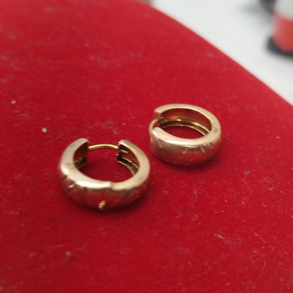 ARRACADAS PAR ORO 10 K 1.6 GRMS (SEMINUEVO)