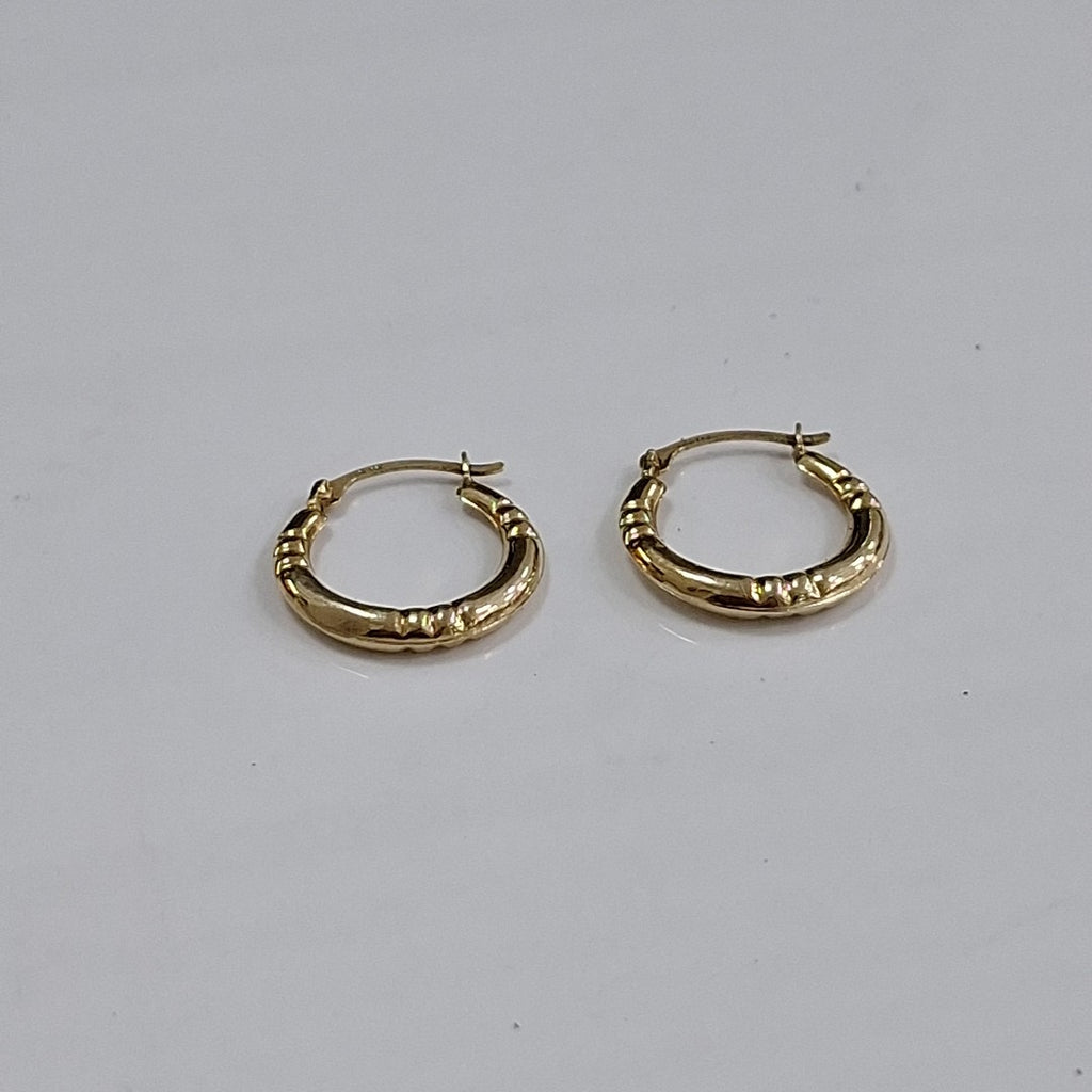 ARRACADAS PAR ORO 14 K 0.5 GRMS (SEMINUEVO)