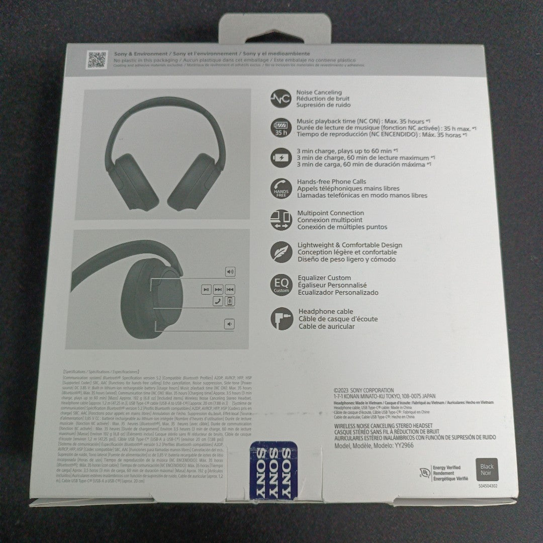 AUDIFONOS SONY WH-CH720N INALAMBRICO OVER EAR (SEMINUEVO)