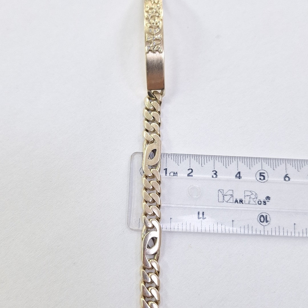 ESCLAVA ORO 14 K 33.5 GRMS (SEMINUEVO)