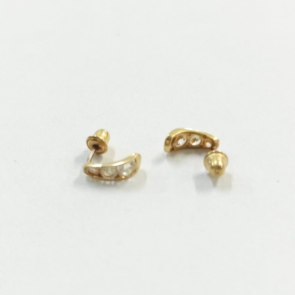 BROQUELES PAR ORO 14 K 0,60 GRMS (SEMINUEVO)