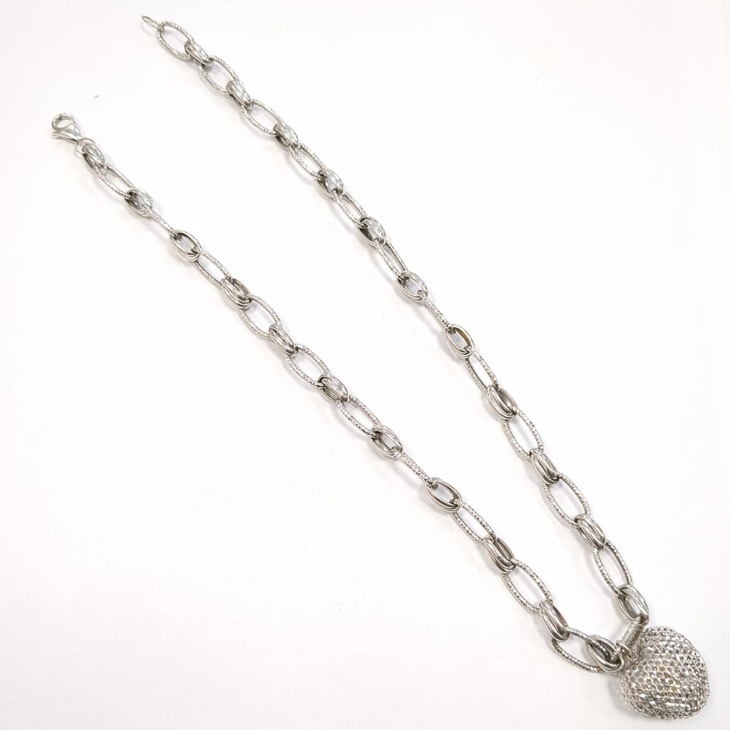 COLLAR ORO BLANCO 10 K 10.9 GRMS (SEMINUEVO)