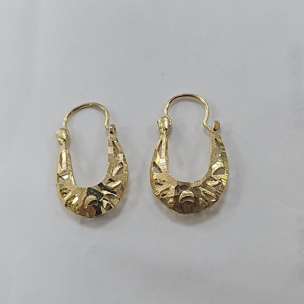 ARRACADAS PAR ORO 14 K 2.2 GRMS (SEMINUEVO)
