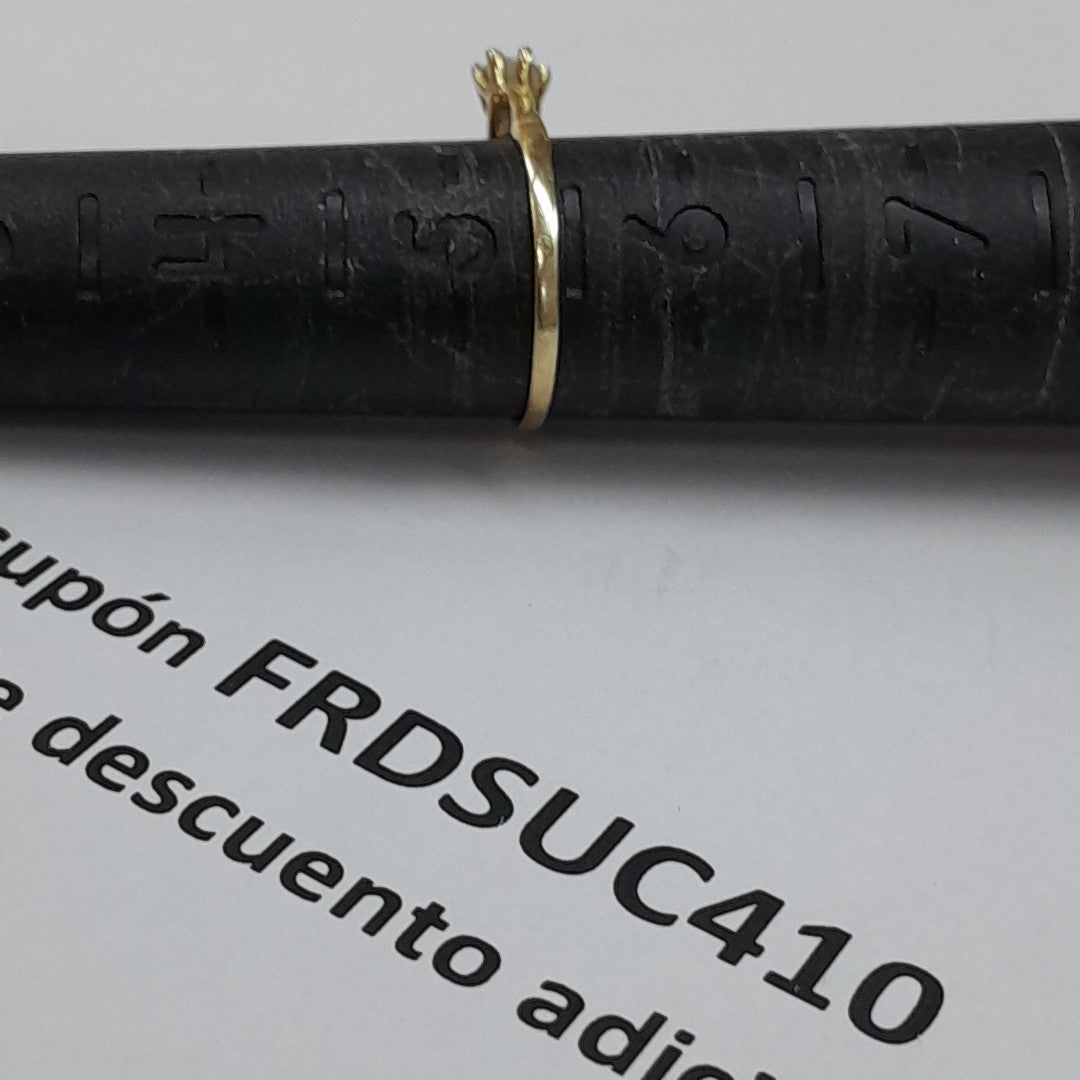 ANILLO ORO 10 K 1,10 GRMS (SEMINUEVO)
