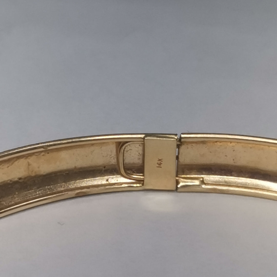 PULSERA RIGIDA ORO 14 K 6 GRMS (SEMINUEVO)