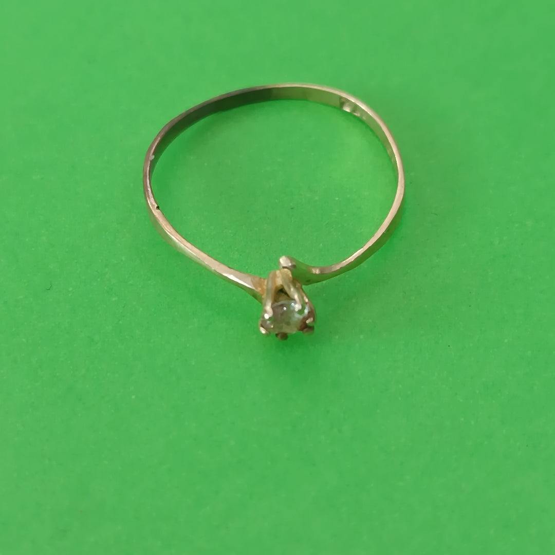 ANILLO ORO 10 K 0.7 GRMS (SEMINUEVO)